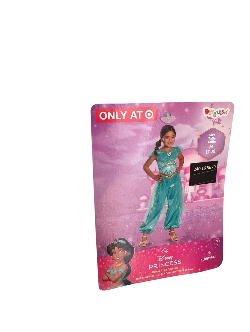 Disney Aladdin Princess Jasmine Deluxe Halloween Costume by Disguise- M 7-8 - Picture 3 of 3